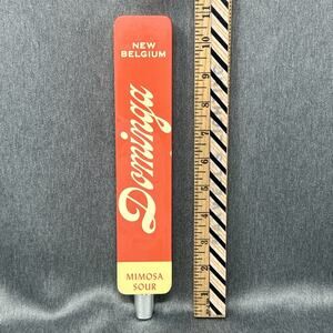 New Belgium Dominga Mimosa Sour Bright Orange 11" Craft Beer Tap Handle Barware